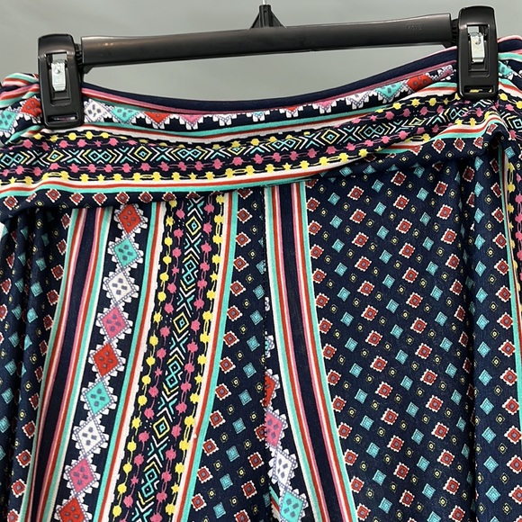 Audition Boho Wide Leg Pants Size L-XL - Picture 8 of 8